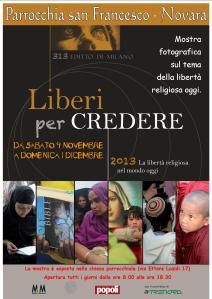 Manifesto Liberi per credere