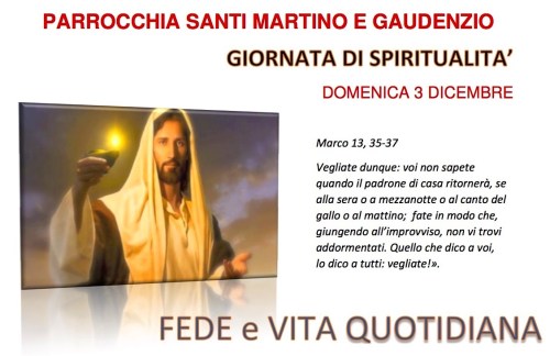 locandina ritiro avvento 2017