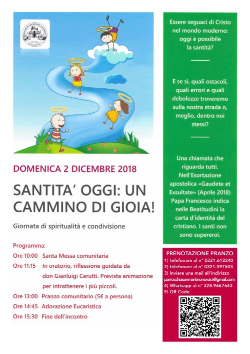 locandina ritiro avvento 2018