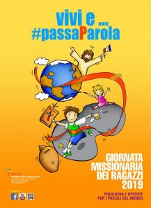 locandina giornata missionaria ragazzi 2019