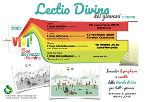 locandina lectio divina vicariato novara 2019 - 2020