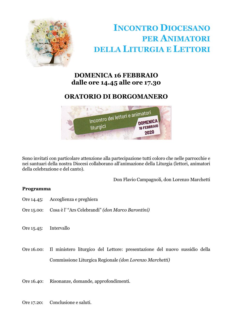 200216 incontro diocesano animatori liturgia lettori borgomanero