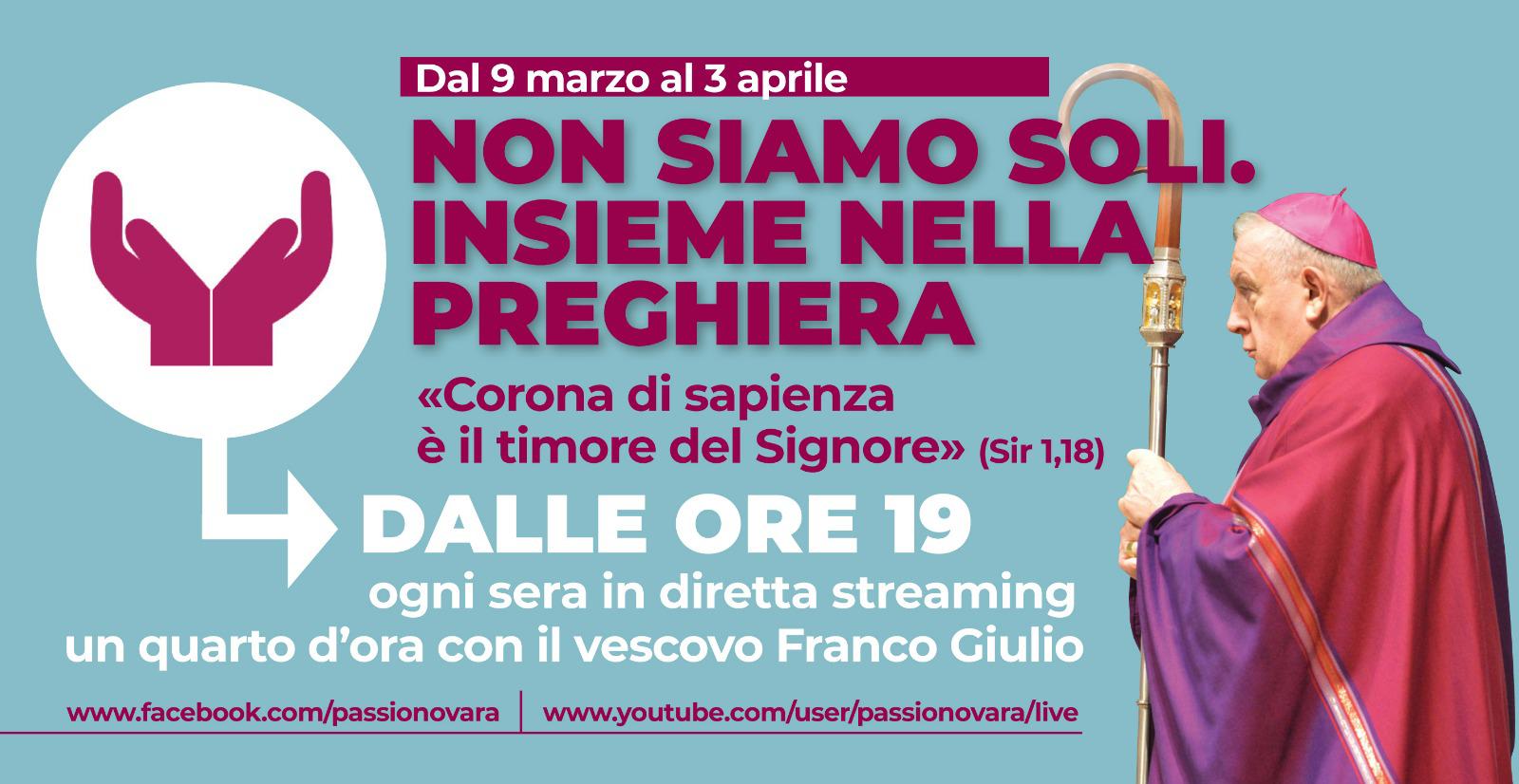 200308 banner diretta streaming vescovo franco giulio quaresima