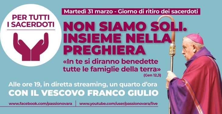 200331 banner giornata ritiro sacerdoti vescovo coronavirus